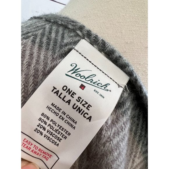 NWT Woolrich Shawl Sweater Lagenlook ONE SIZE Poncho Fringed Oversized Cardigan - Picture 5 of 8